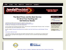 Tablet Screenshot of jandalprecision.com